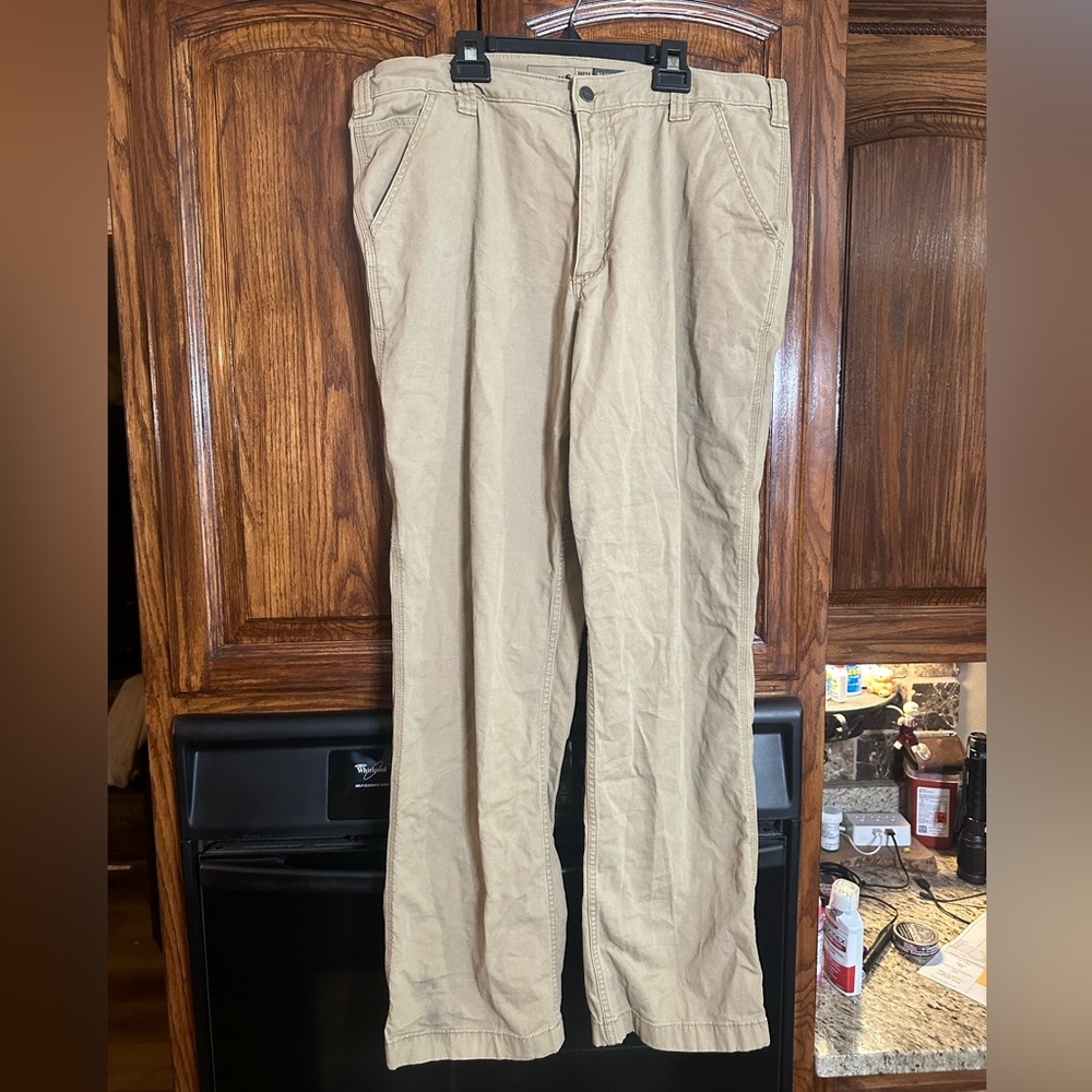 38x34 Khaki Carhartt Relaxed Fit